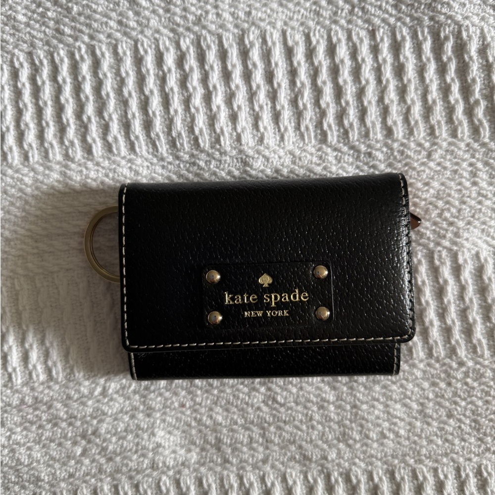 Kate Spade Black and Pink Card Holder